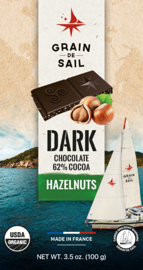 Premium Dark Chocolate with Roasted Hazelnuts - Rich 70% Cocoa Gourmet Chocolate Bars for Gifts, Baking & Dessert Making - Perfect for Valentine's Day, Christmas & Special Occasions