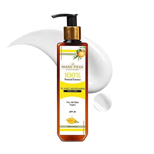 Ylang Mandarin Body Lotion for Mani Pedi - 200ml Moisturizing Hand & Foot Cream - Spa Quality Hydration for Dry Skin - Perfect for Home Salon & Self Care Routine