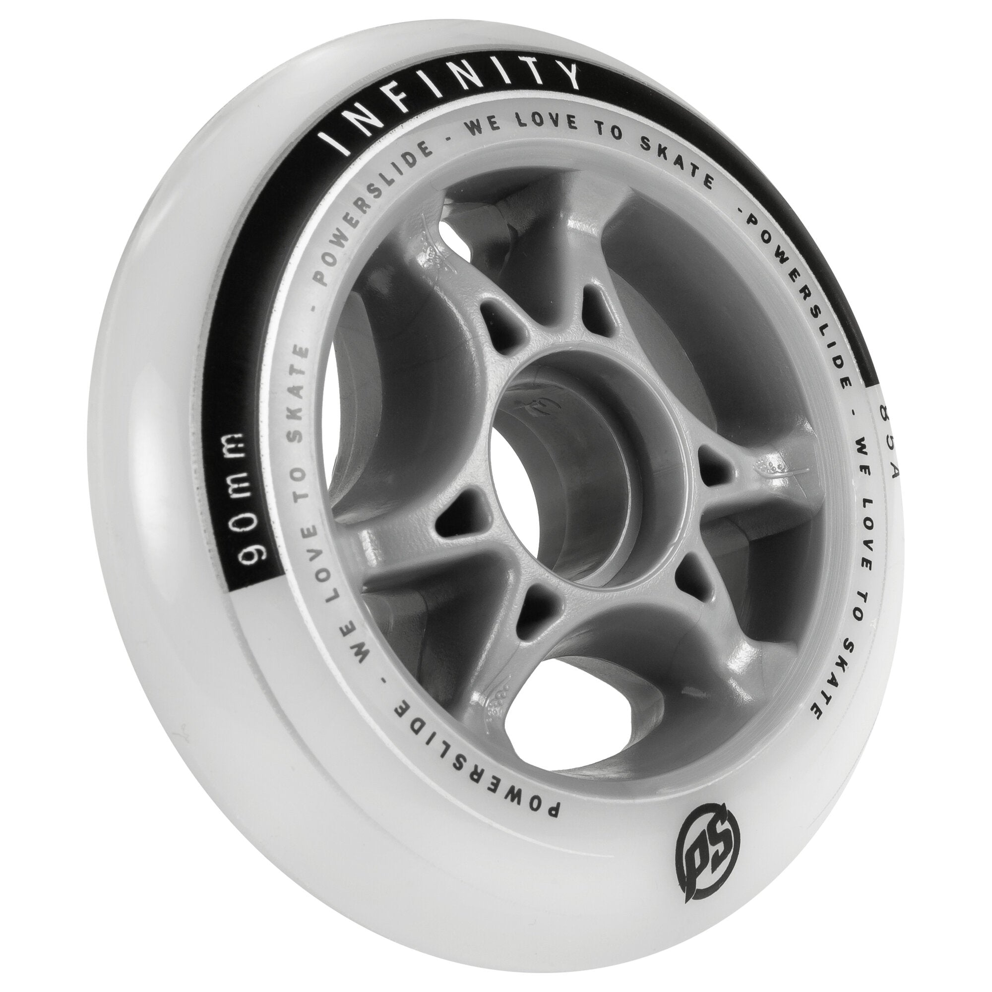 Infinity 90/85A Wheels - 4 Pack Set for Skateboards, Longboards & Roller Skates - High-Performance Urethane Wheels for Smooth Ride & Durability