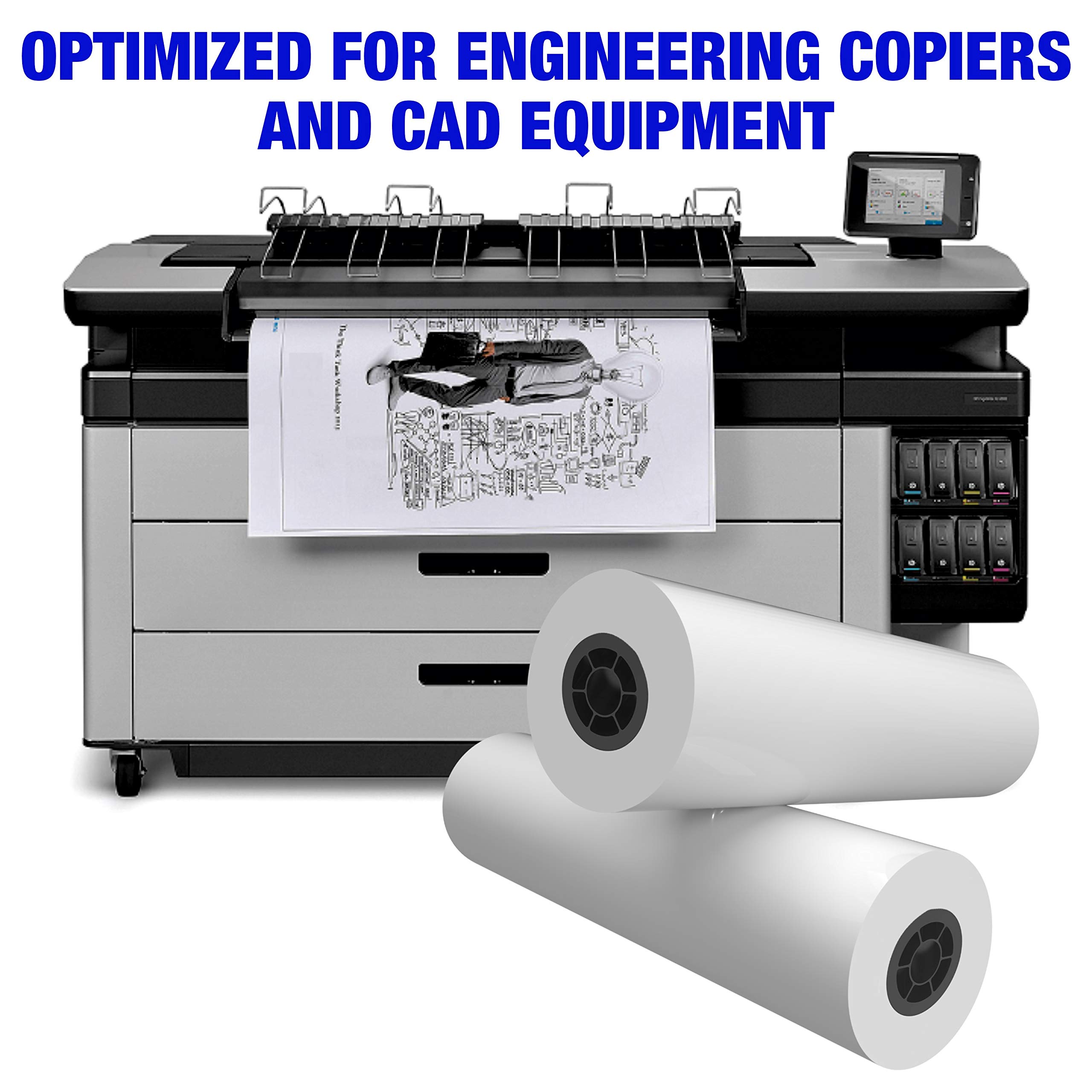 Alliance Wide Format Bond Engineering Paper Rolls - 36