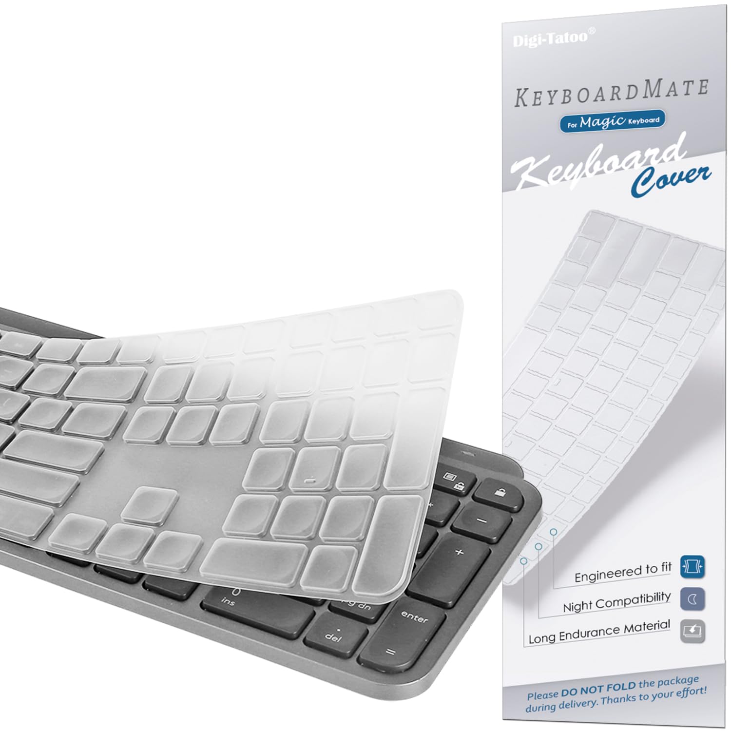 Ultra Thin Clear Keyboard Cover for Logitech MX Keys S/MX Keys/Craft - US Layout Keyboard Protector Skin | Perfect for Office, Home & Travel Use