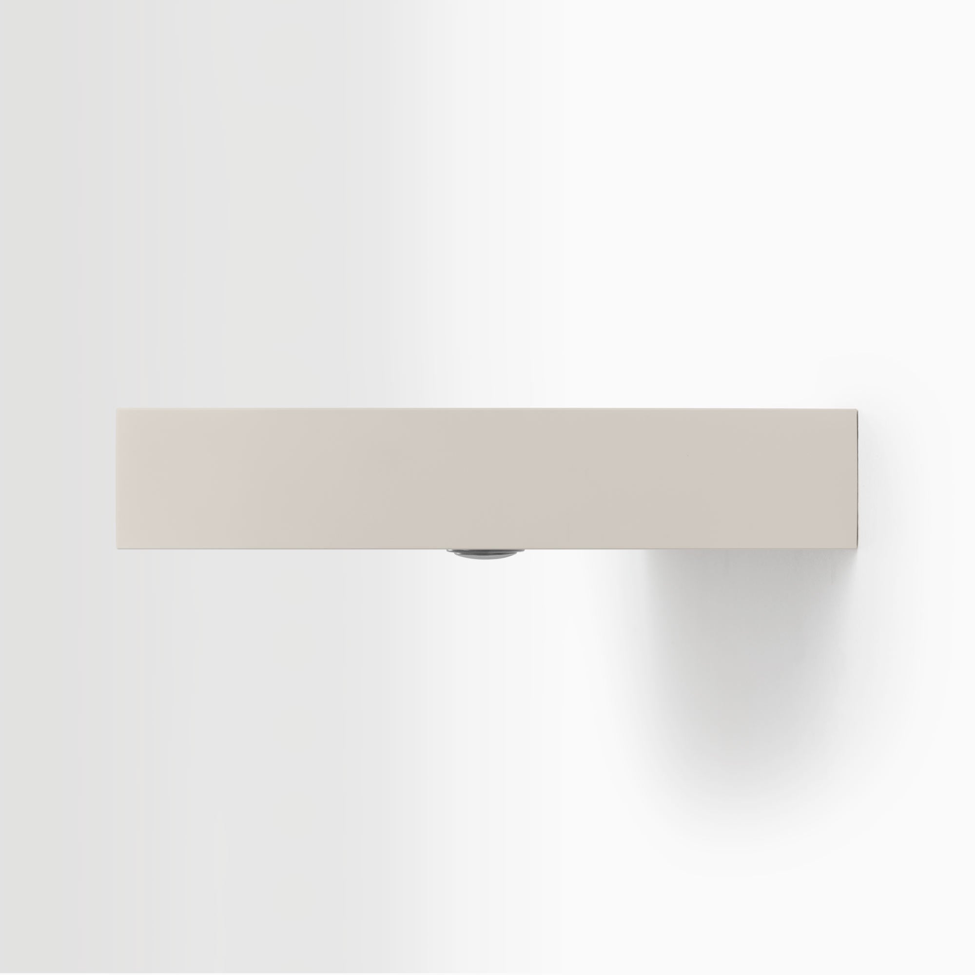 Aksel LED Floating Shelf - Modern Concrete Wall Shelf with Adjustable Lighting for Living Room, Bedroom, or Office Decor