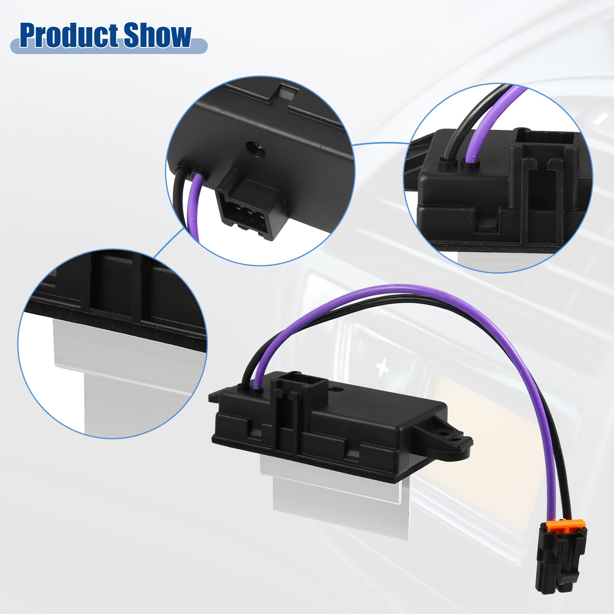 ACROPIX Radiator Cooling Fan Control Module Relay - Compatible with Chevrolet Trailblazer - Engine Cooling Fan Replacement Part - Durable Black Design (1 Pack) - Perfect for Overheating Prevention & Engine Temperature Regulation