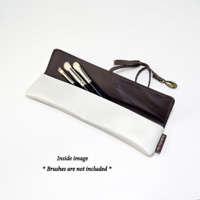 Po800Sh Single Portable Enameled Case in Champagne Gold [HC1393] - Perfect for Travel, Home Storage & Jewelry Organization