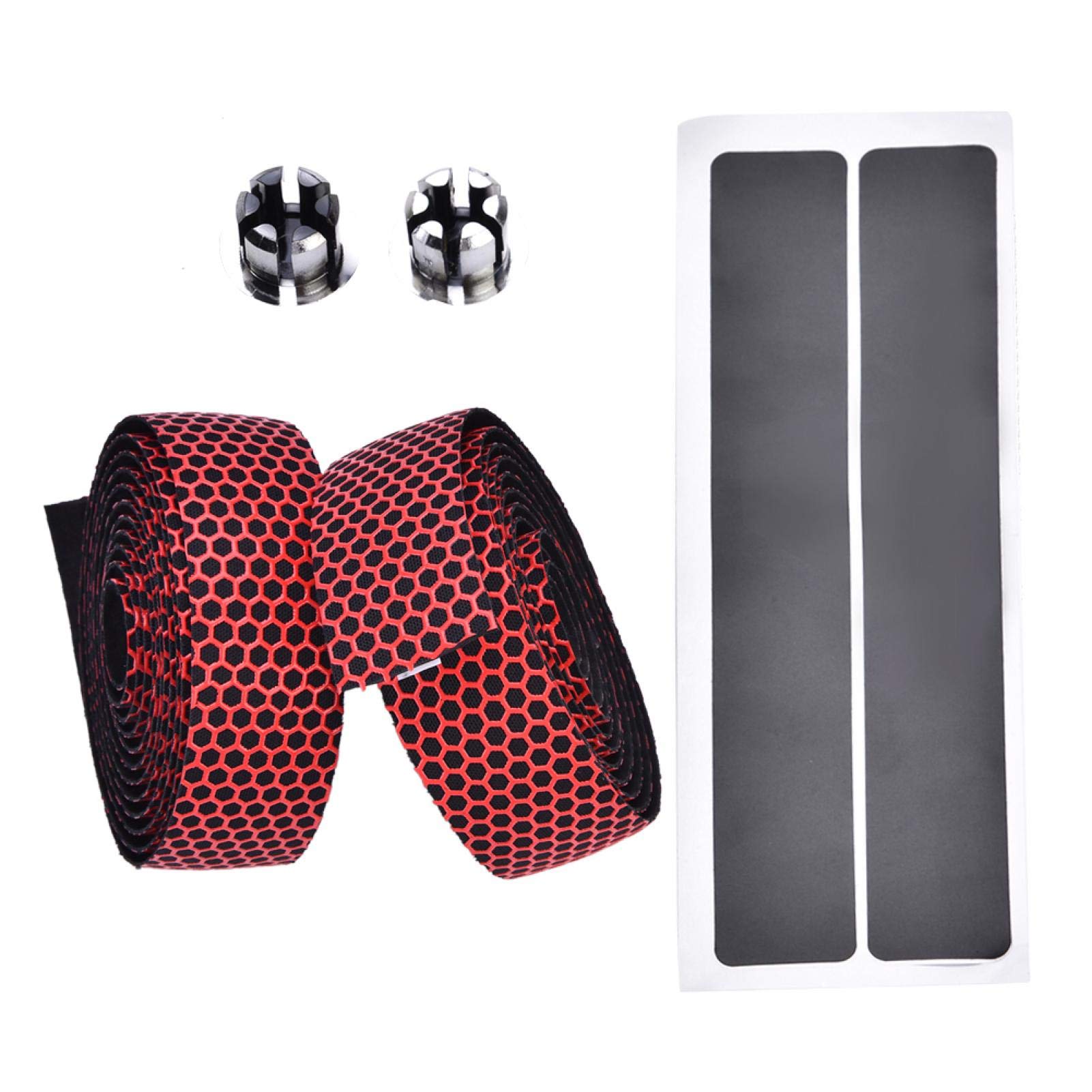Premium Bike Handlebar Tape - Non-Slip Cycling Handlebar Wrap with End Plugs for Road & Mountain Bikes | Comfortable Grip for Long Rides & Commuting