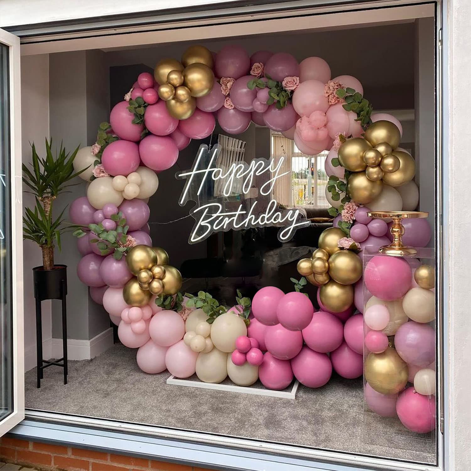 Custom Happy Birthday Neon Sign - 23.6