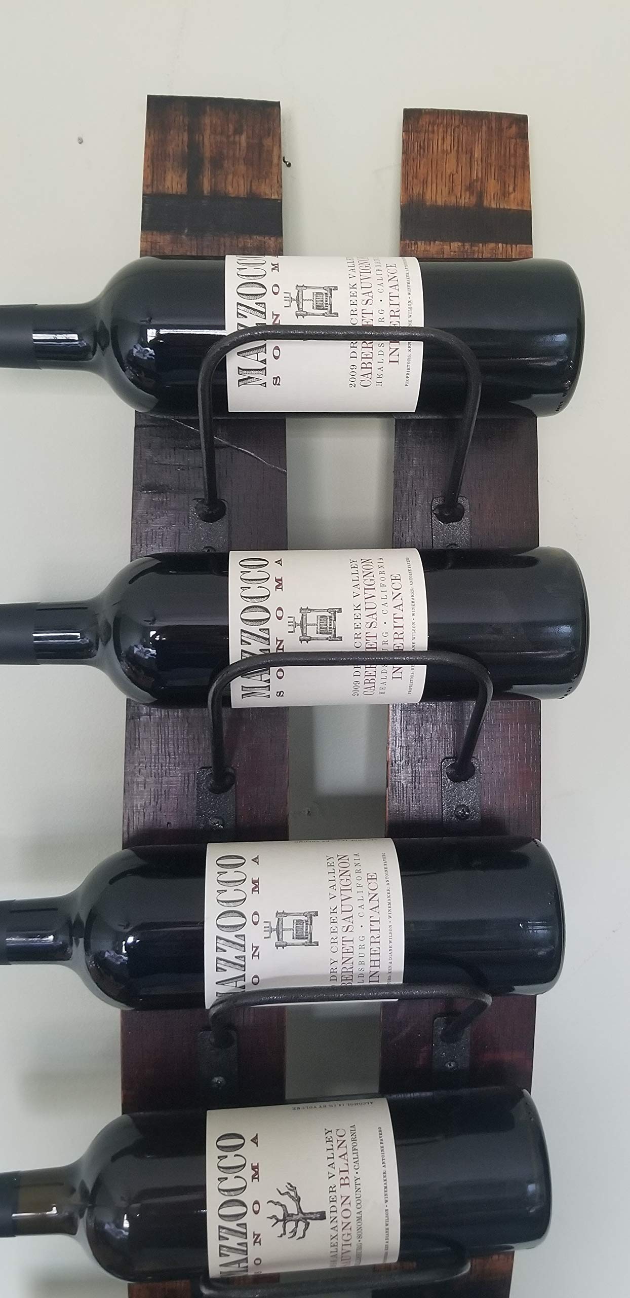 Reclaimed Wood Wine Rack - Rustic Wall Mounted Wine Storage for Kitchen, Dining Room, Bar | Perfect for Home Decor & Wine Enthusiasts