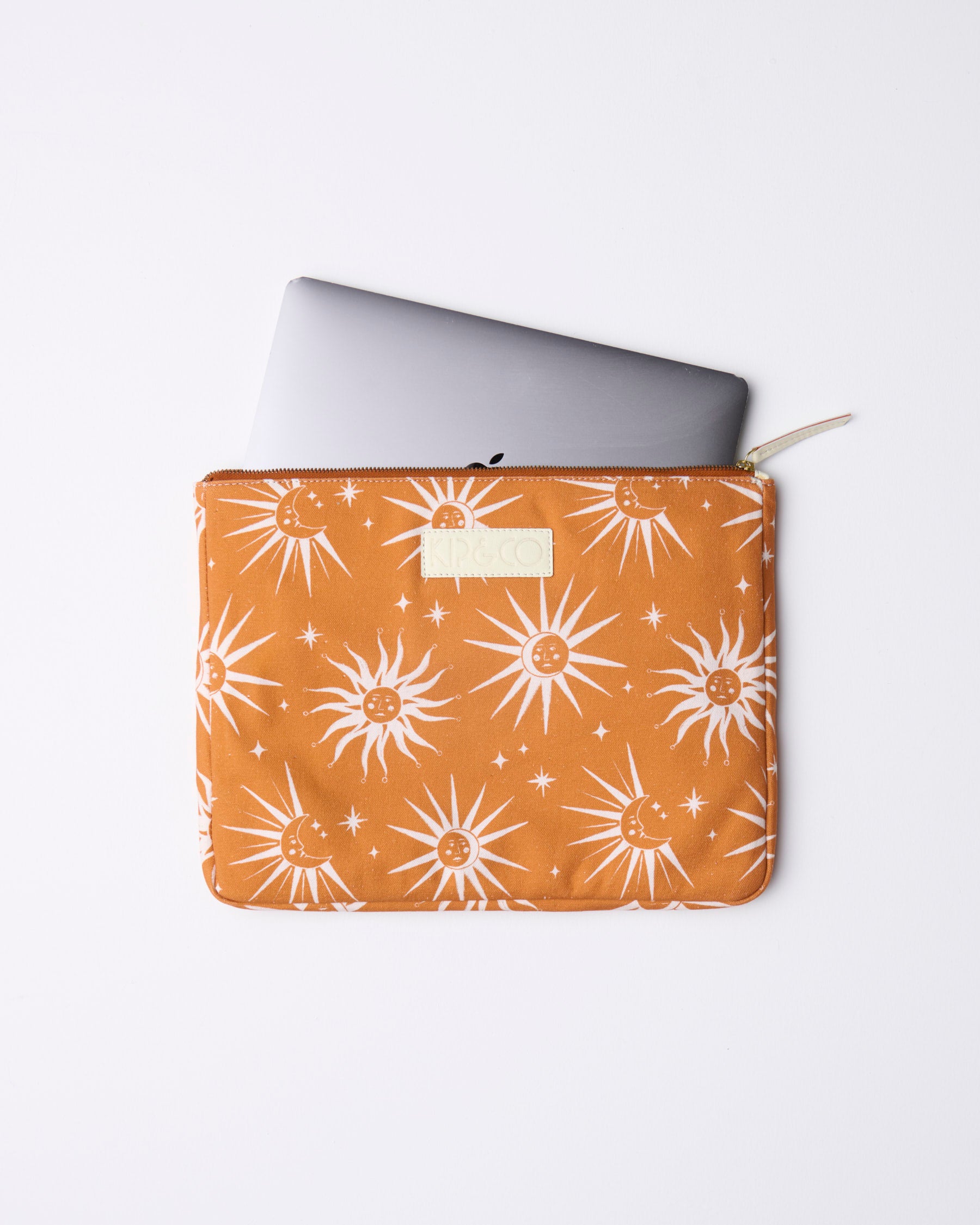 Ray Of Light Ochre Laptop Sleeve Case - 15.6 Inch Shockproof Protective Cover for MacBook Pro/Air, Lightweight & Water-Resistant - Perfect for Work, Travel & School