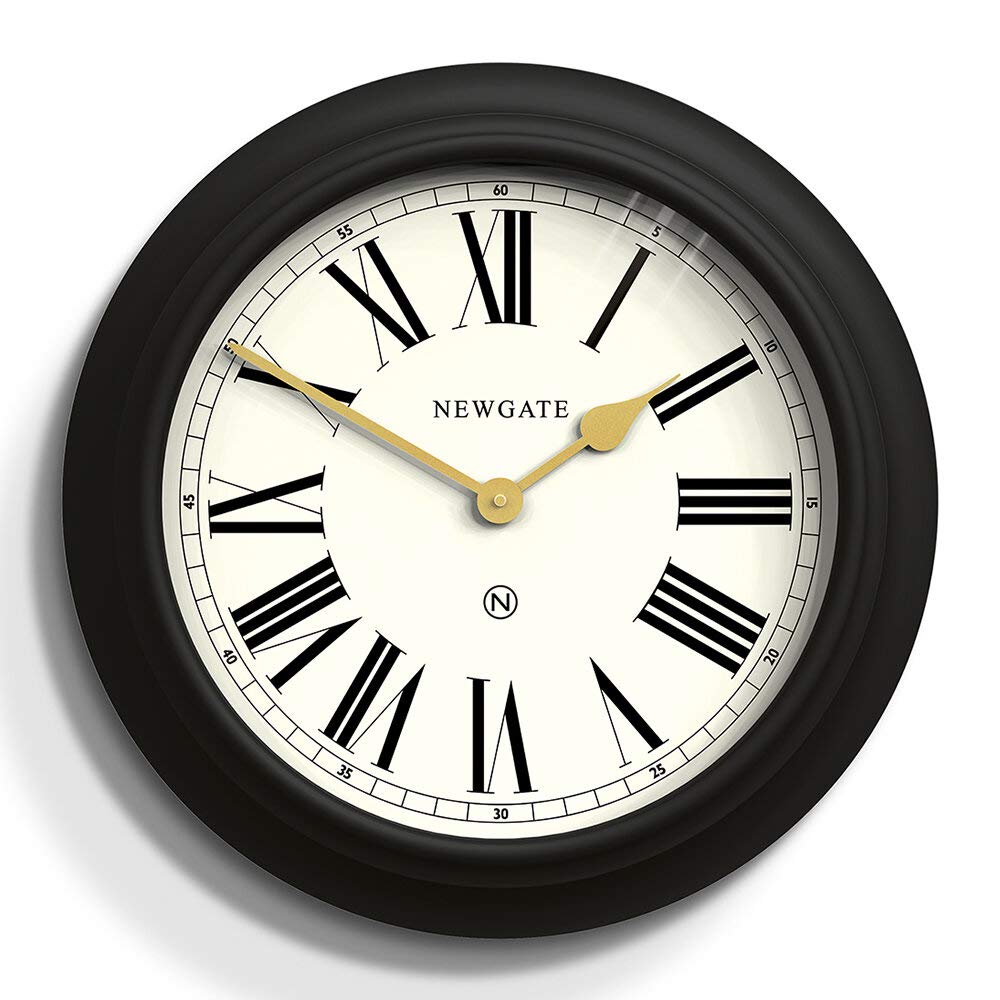 Chocolate Shop Wall Clock - Vintage Cave Black Design | Perfect for Bakeries, Cafés & Kitchen Décor