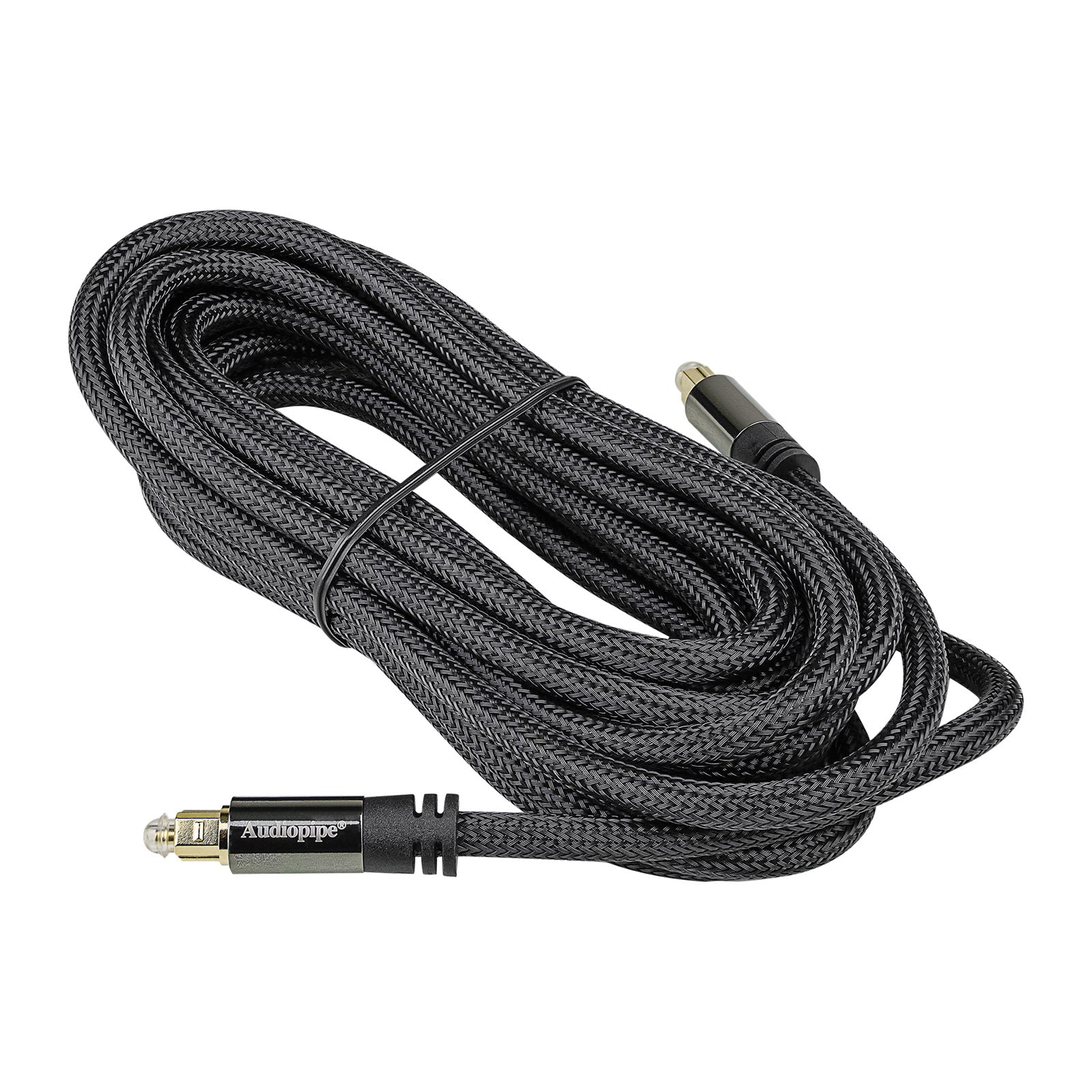 12Ft Digital Optical Audio Cable (Toslink) - High-Speed Fiber Optic Cable for Home Theater, Soundbar, PS5, Xbox, and TV - APTOS OF12 Model