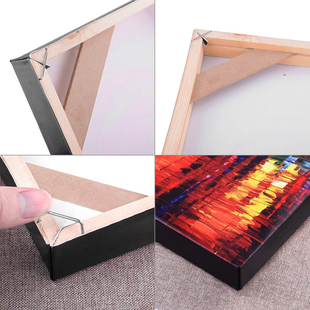 NIMUDU DIY Wooden Photo Frame - 30x50cm Canvas Stretcher Bar for Oil Paintings, Prints & Gallery Art - Perfect for Home Wall Decor & Living Room Display
