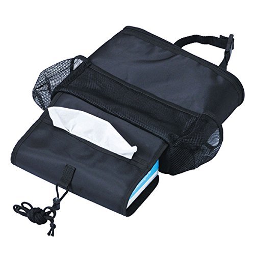 Sikiwind Backseat Car Organizer - Multi-Pocket Storage Seat Protector with Insulated Pockets for Kids Toys, Bottles & Drinks | Heat & Cold Resistant Hanging Organizer for Family Road Trips & Travel Accessories