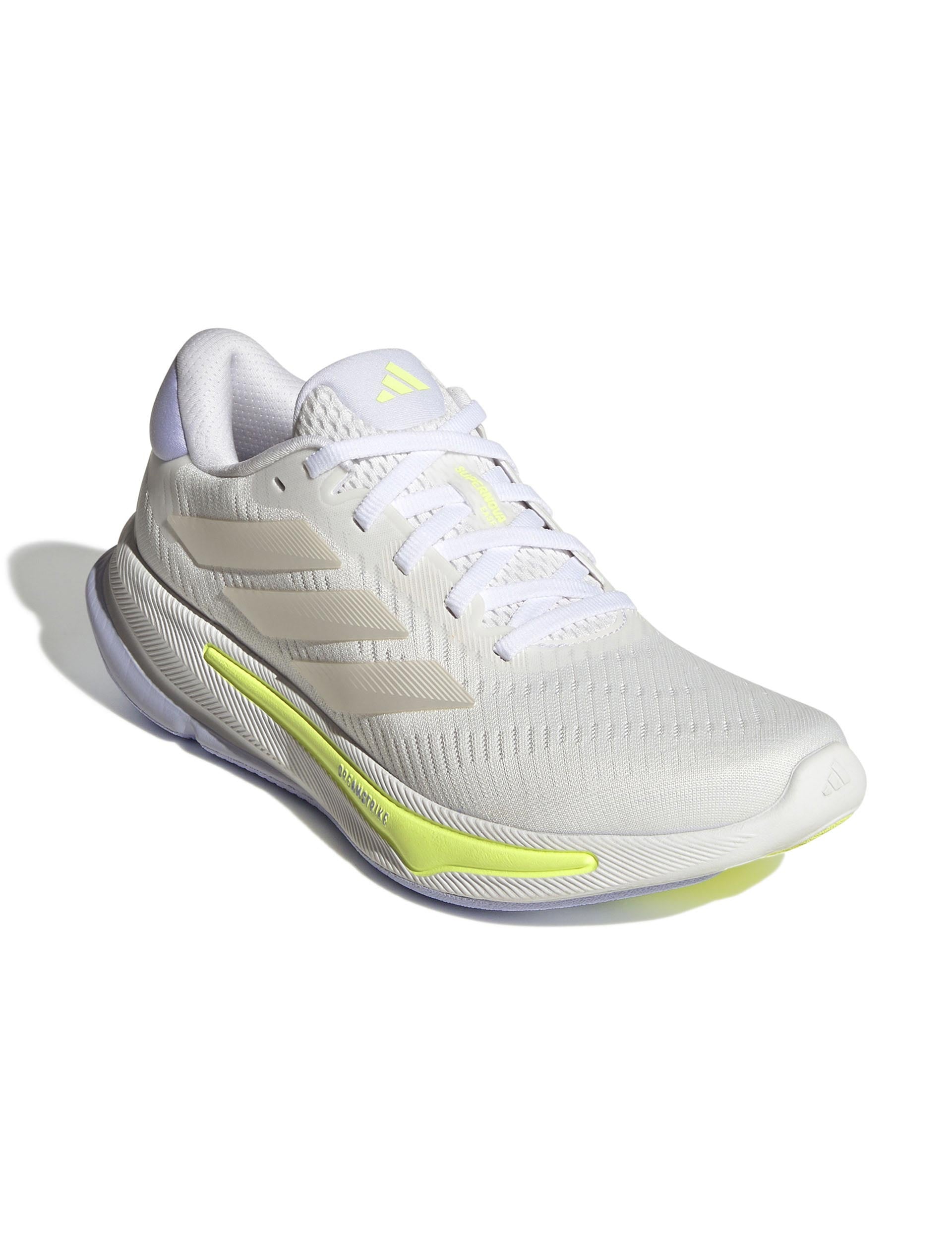 Supernova Ease Running Shoes for Men & Women - Lightweight Cloud White/Zero Metallic/Violet Tone Athletic Sneakers | Perfect for Jogging, Gym Workouts & Casual Wear