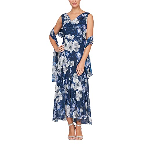 Navy Floral