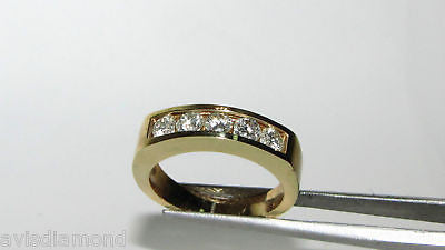1.00ct Diamond Band Ring 14K Gold Classic Channel Setting - Elegant Wedding, Anniversary & Engagement Jewelry for Women