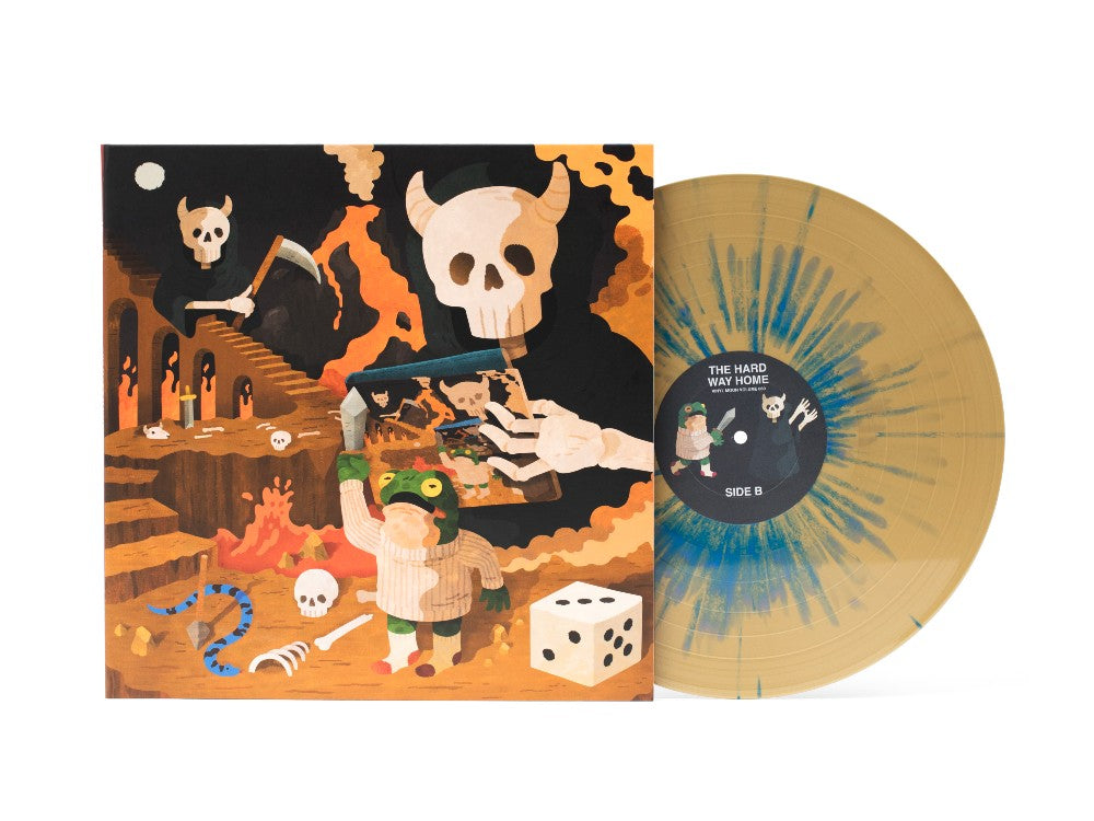 VIP // Translucent Gold with Blue Splatter