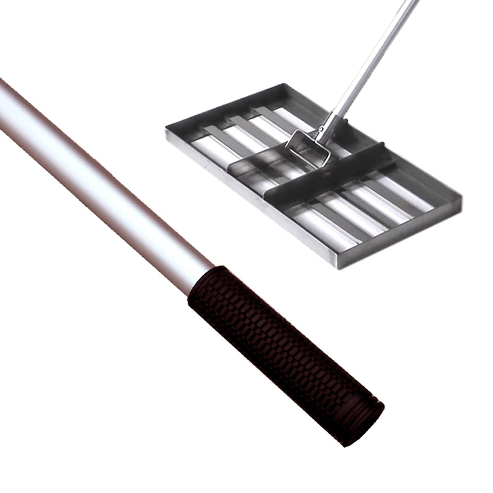 Stainless Steel Lawn Leveling Rake - Heavy Duty Garden Leveling Tool for Grass & Sand, Large Capacity Ground Plate Flat Crusher | Perfect for Lawn Care, Golf Course Maintenance & Yard Leveling