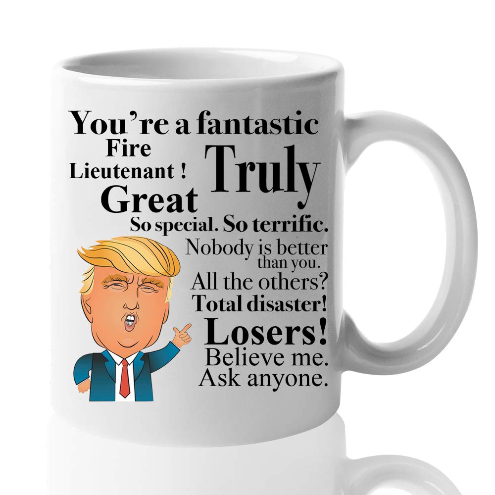Bubble Hugs Firefighter Coffee Mug - 11 oz Insulated Ceramic Mug for Firefighters & Fire Lieutenants - Perfect for Office, Station, or Home Use