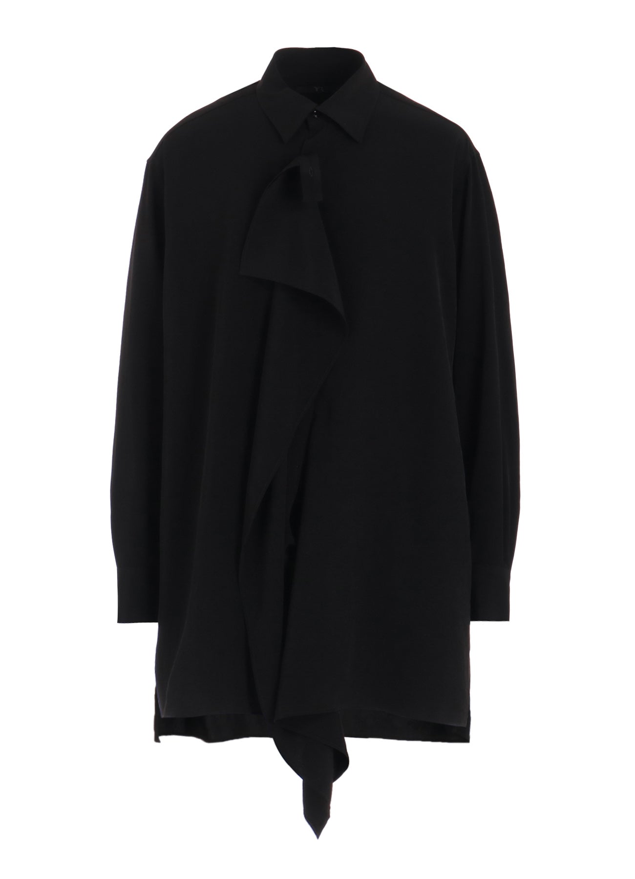 Elegant Crepe de Chine Blouse with Placket - Perfect for Office Wear & Casual Outfits