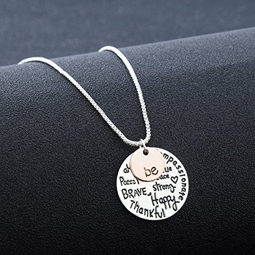 Inspirational Graffiti Charm Necklace 18
