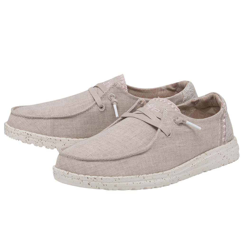 Hey Dude Women's Wendy Woven Loafers - Comfortable & Lightweight Slip-On Shoes for Women | Perfect for Casual Wear, Travel & Everyday Comfort