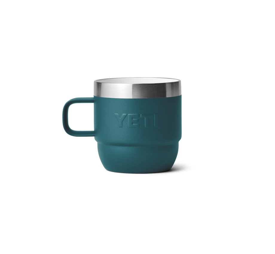 Rambler 6 oz Stackable Mugs (2 Pack) - Insulated Stainless Steel Camping Cups for Coffee, Tea & Outdoor Adventures - Perfect for Hiking, Picnics & Travel