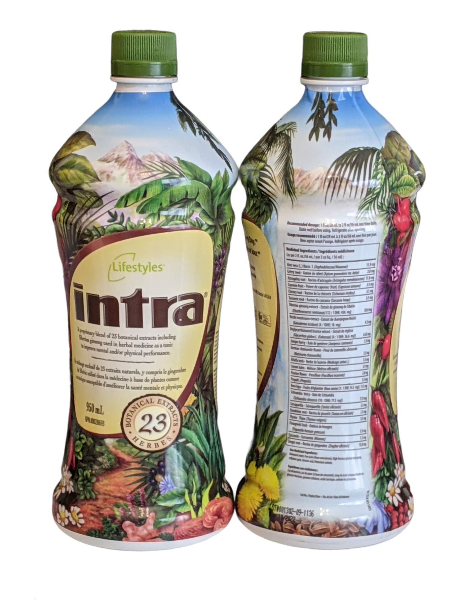 Intra Herbal Juice Drink - Natural Energy Booster & Immune Support with Detox Benefits (10 Bottles) | Perfect for Workout Recovery, Daily Wellness & Immune System Boost