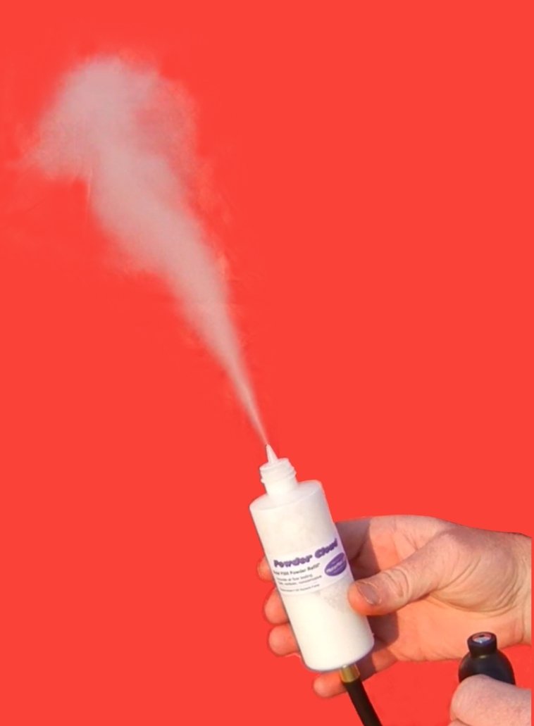 P100 Powder Cloud Air Flow Detection System - Visual Smoke for Testing Air Currents & HVAC Airflow - Perfect for HVAC Professionals, Cleanroom Testing, and Industrial Airflow Analysis