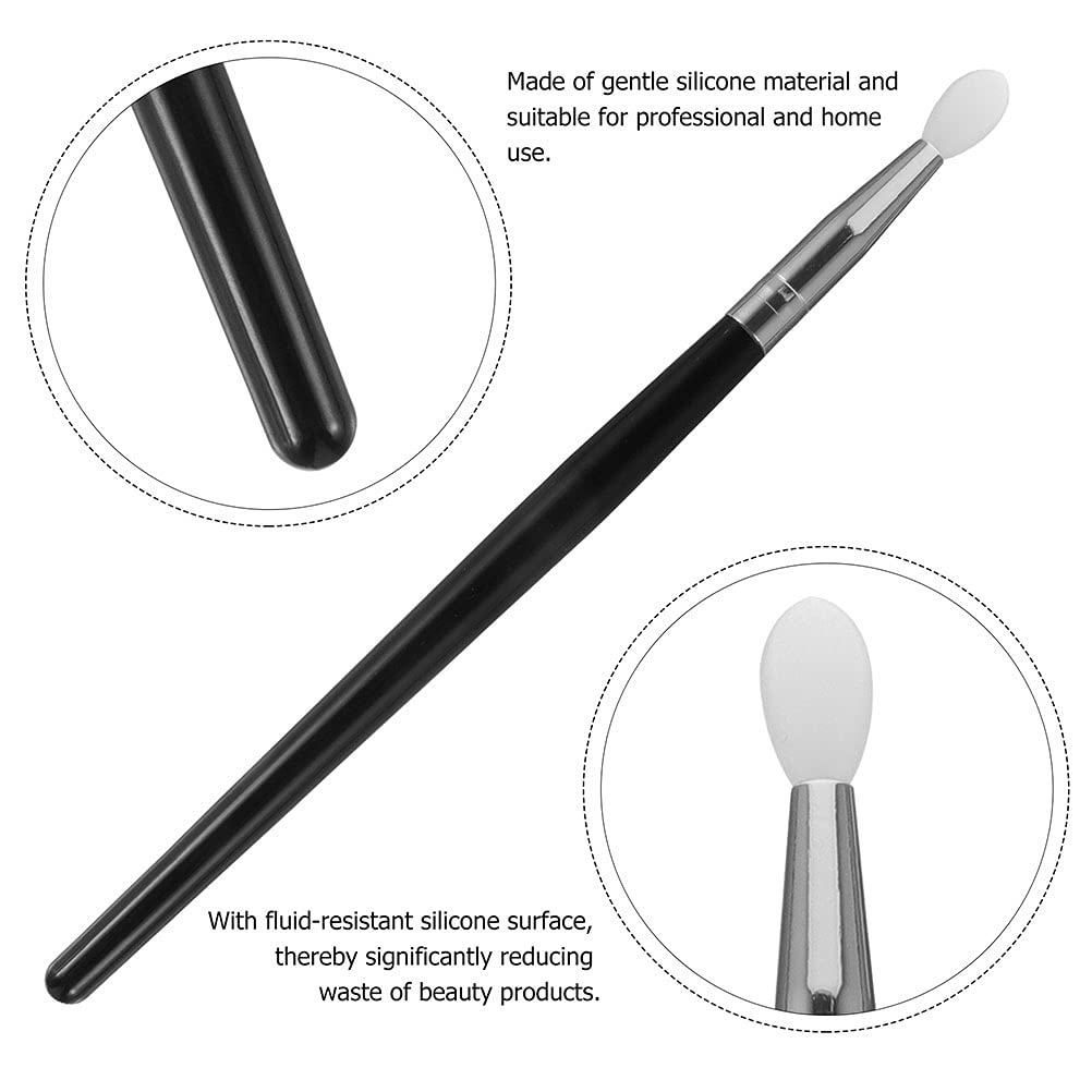 5pcs Soft Silicone Lip Brush & Cleanser - Lipstick Applicator & Massage Scrubber for Makeup Removal & Exfoliation - Perfect for Lip Care Routine & Cosmetic Application (Home & Travel Use)