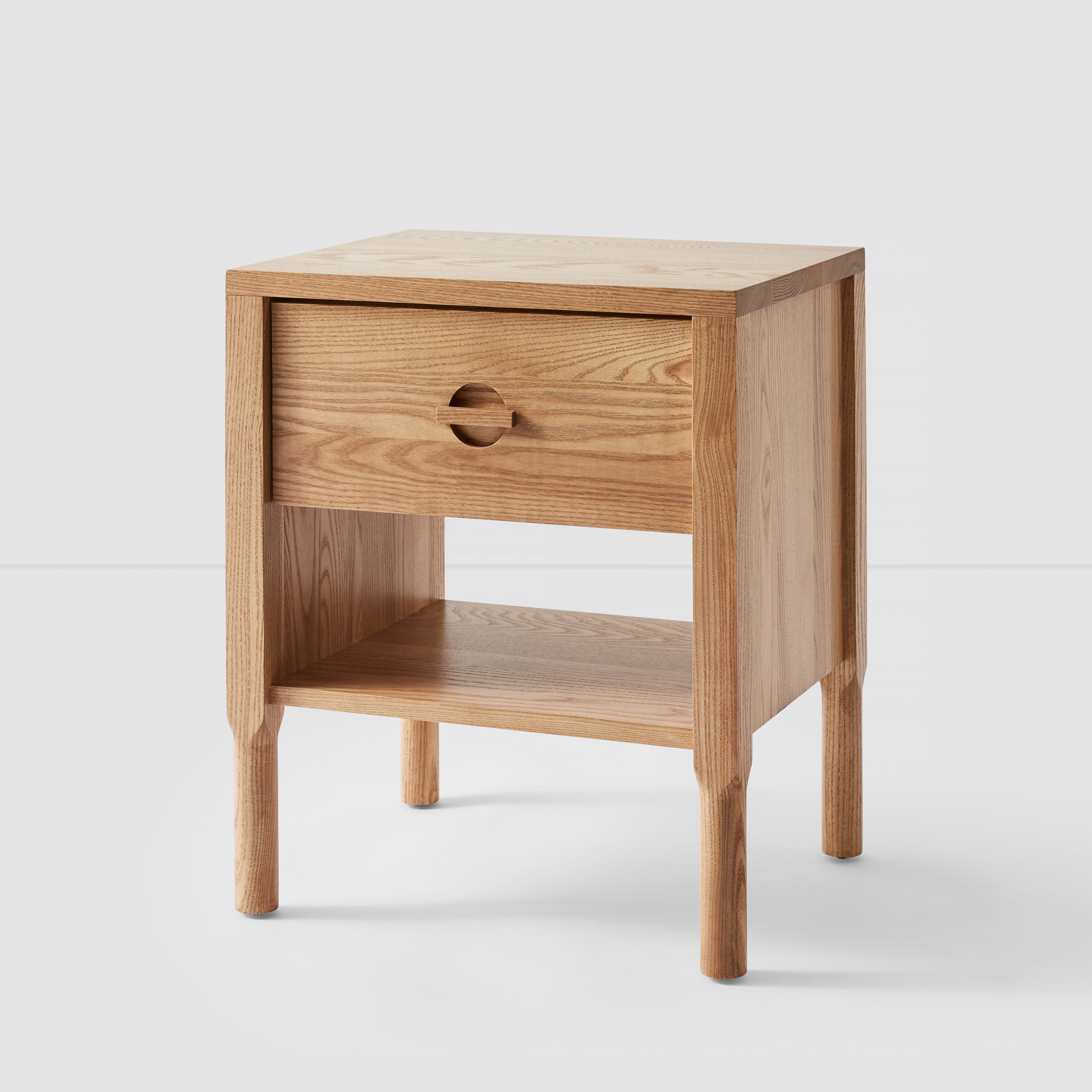 Stylish Avon Nightstand with Drawer - Modern Bedside Table for Bedroom, Living Room, or Office - Perfect for Storage and Decor