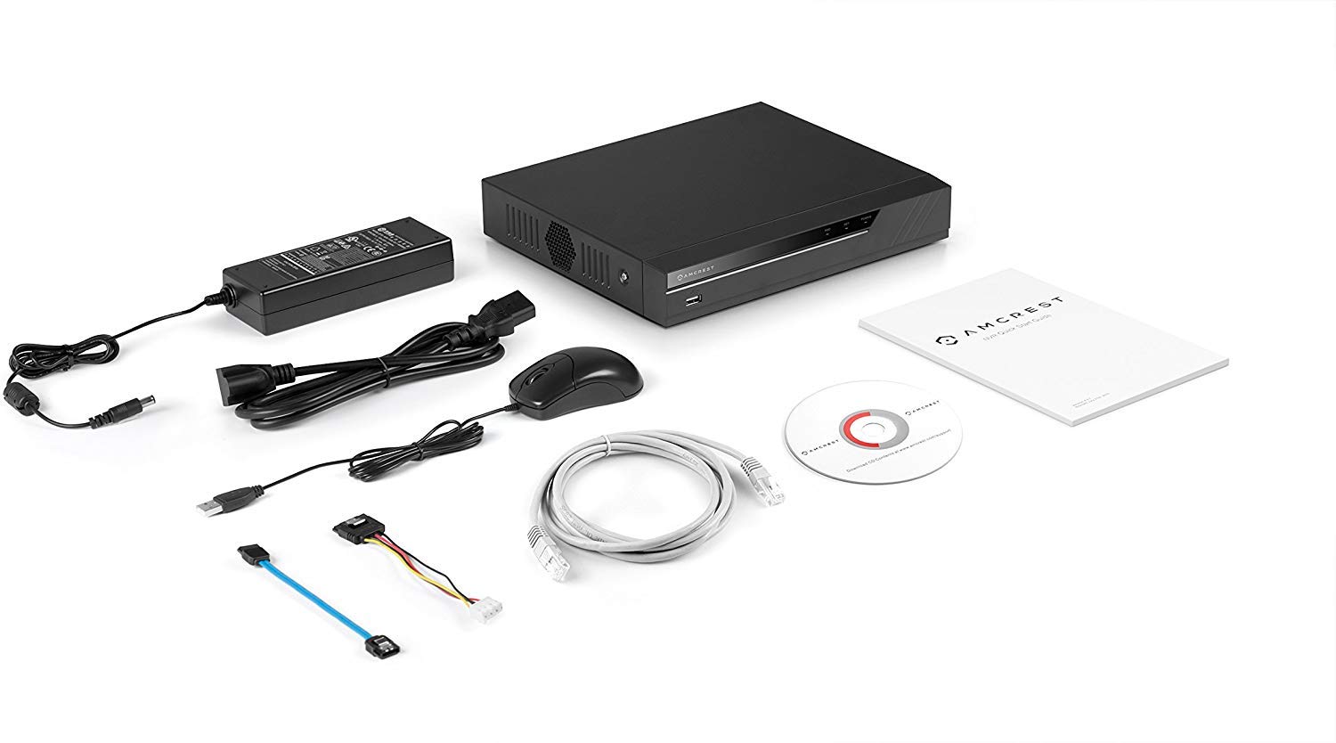 Amcrest NV4108E-HS 4K 8CH POE NVR Security System - 8 Channel Network Video Recorder Supports 8MP/4K IP Cameras, 6TB HDD (Not Included) - Ideal for Home & Business Surveillance (Renewed)