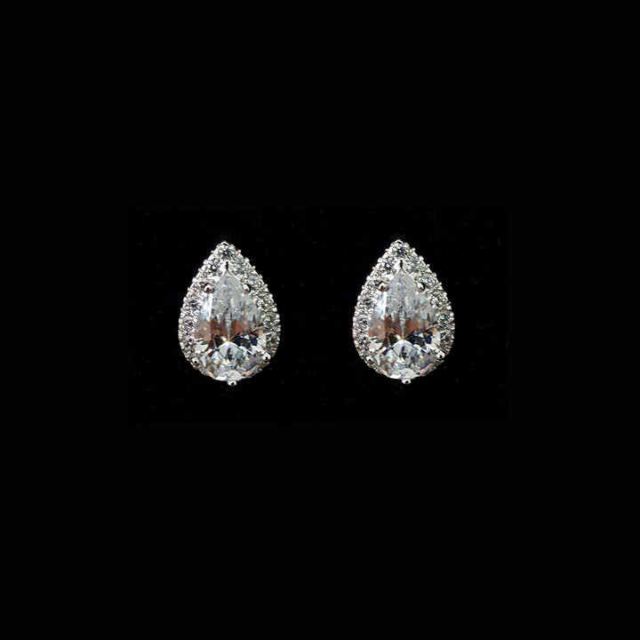 Elegant Bridal Earrings for Women – Stephanie Browne Mary Crystal Studs | Perfect for Weddings, Prom, and Formal Events