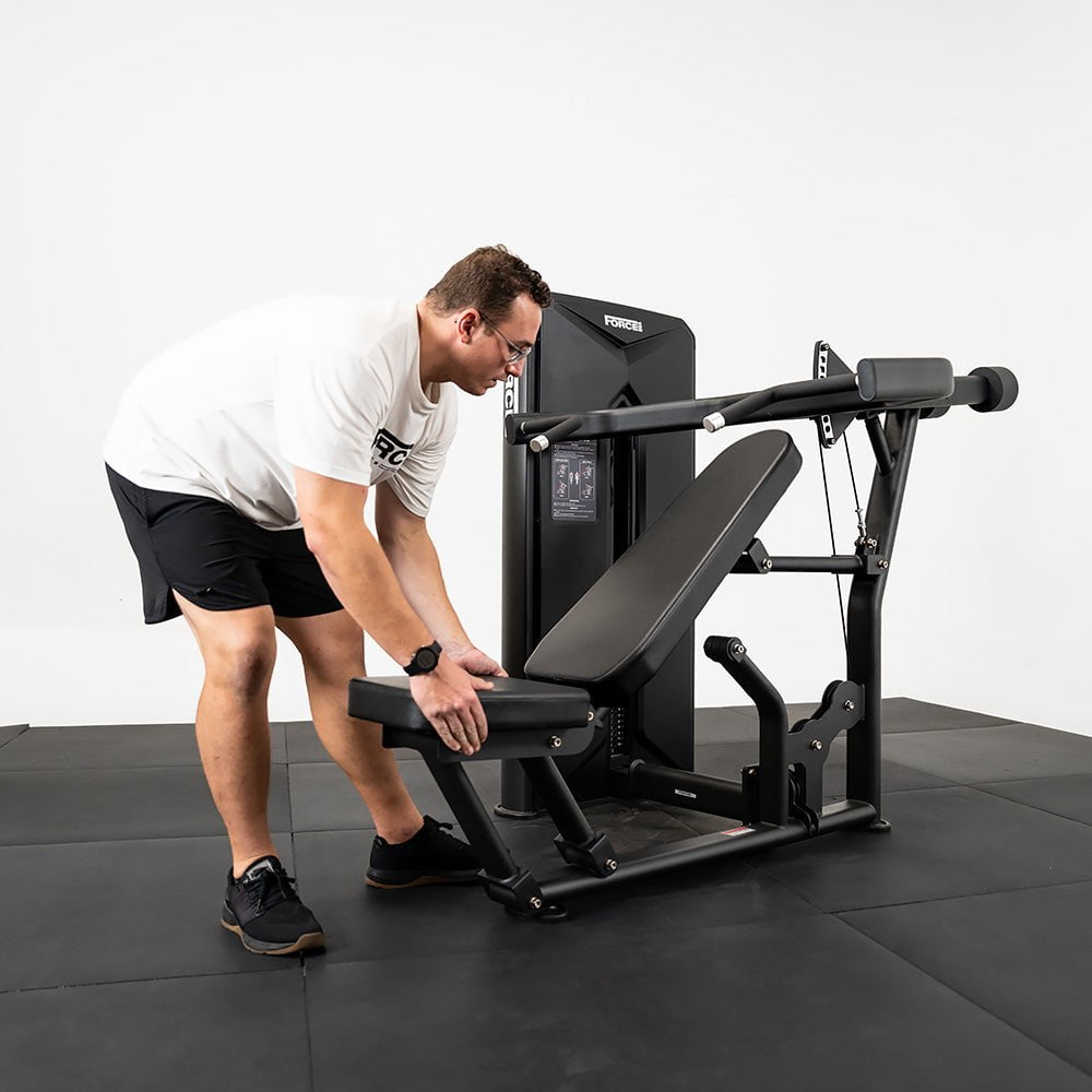 Force USA Solitude Chest & Shoulder Press Machine - Professional Home Gym Equipment for Strength Training & Muscle Building - Perfect for Home Workouts & Personal Fitness