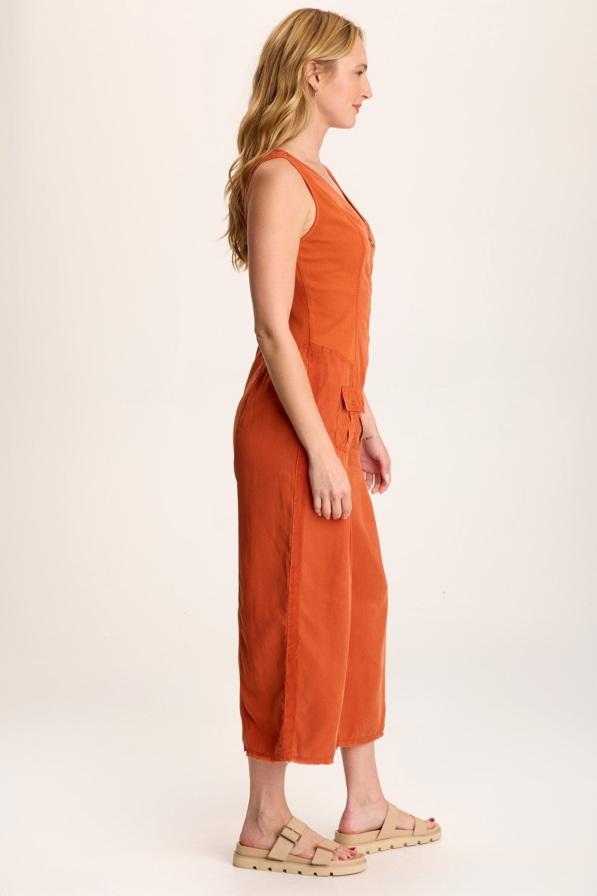 Linette V Neck Adjustable Strap Jumpsuit for Women - Casual Summer Outfit, Beachwear & Party Dress