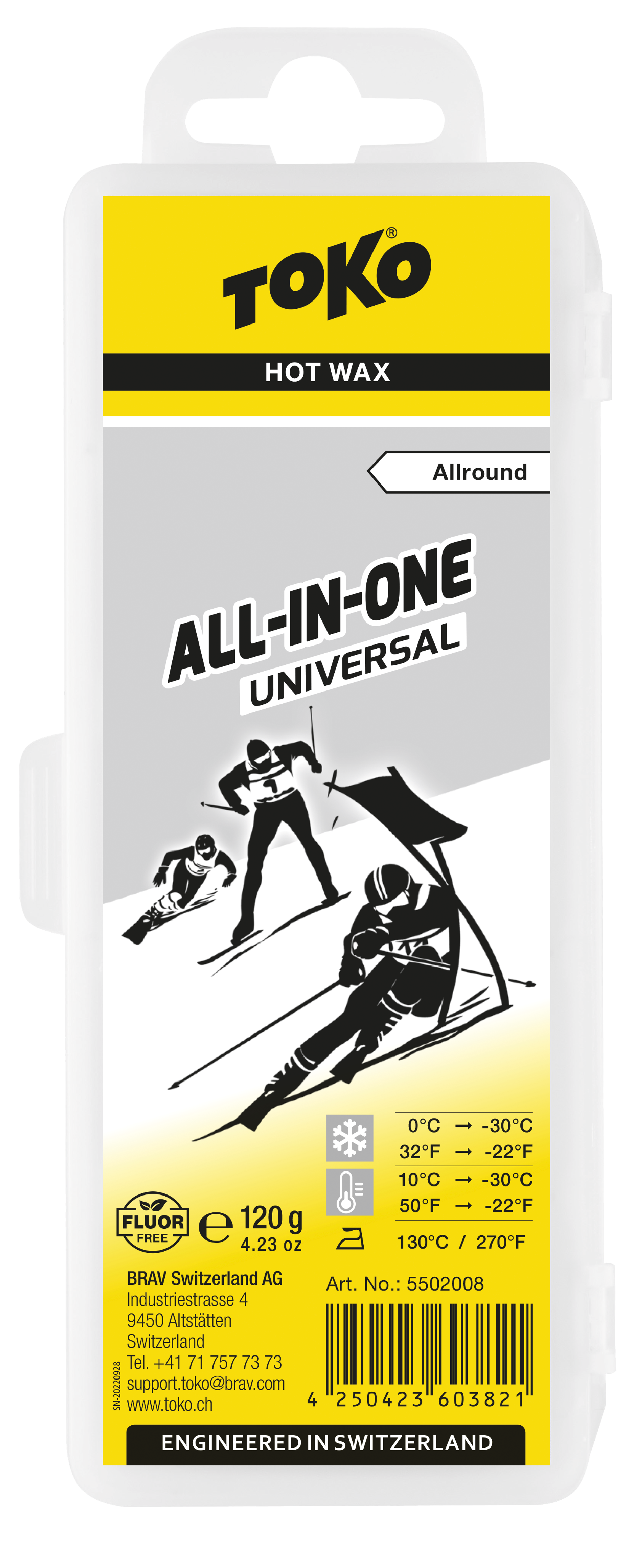 All-in-One Universal Wax 120g - Multi-Purpose Car Wax & Polish for Cars, Motorcycles & Boats - TO5502008 - Perfect for Shine, Protection & Water Repellency