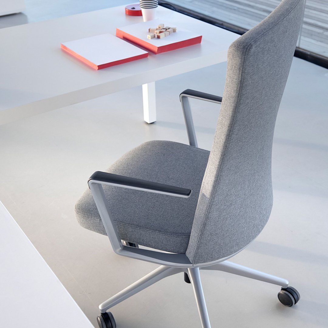 Ergonomic High Back Office Chair - Cron Sport Executive Desk Chair with Lumbar Support for Home & Office Use - Perfect for Long Hours Sitting, Gaming, and Remote Work