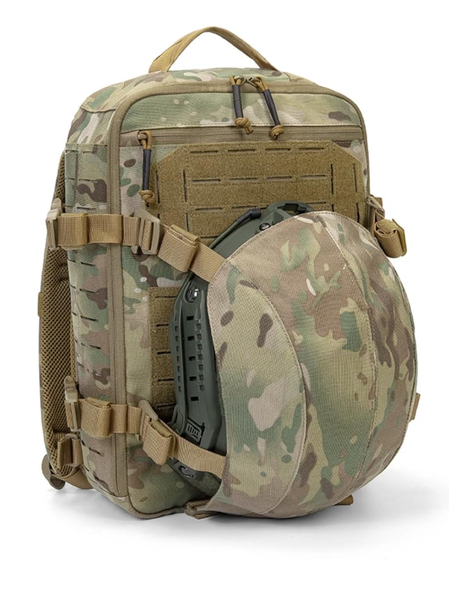 Tactical Airsoft Helmet & Military Gear Backpack - Durable Combat Equipment for Airsoft Games, Outdoor Adventures & Survival Training