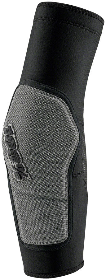Ridecamp Elbow Guards - Black/Gray, X-Large Lightweight Slip-On Sleeves for Motorcycle, Cycling & Extreme Sports Protection