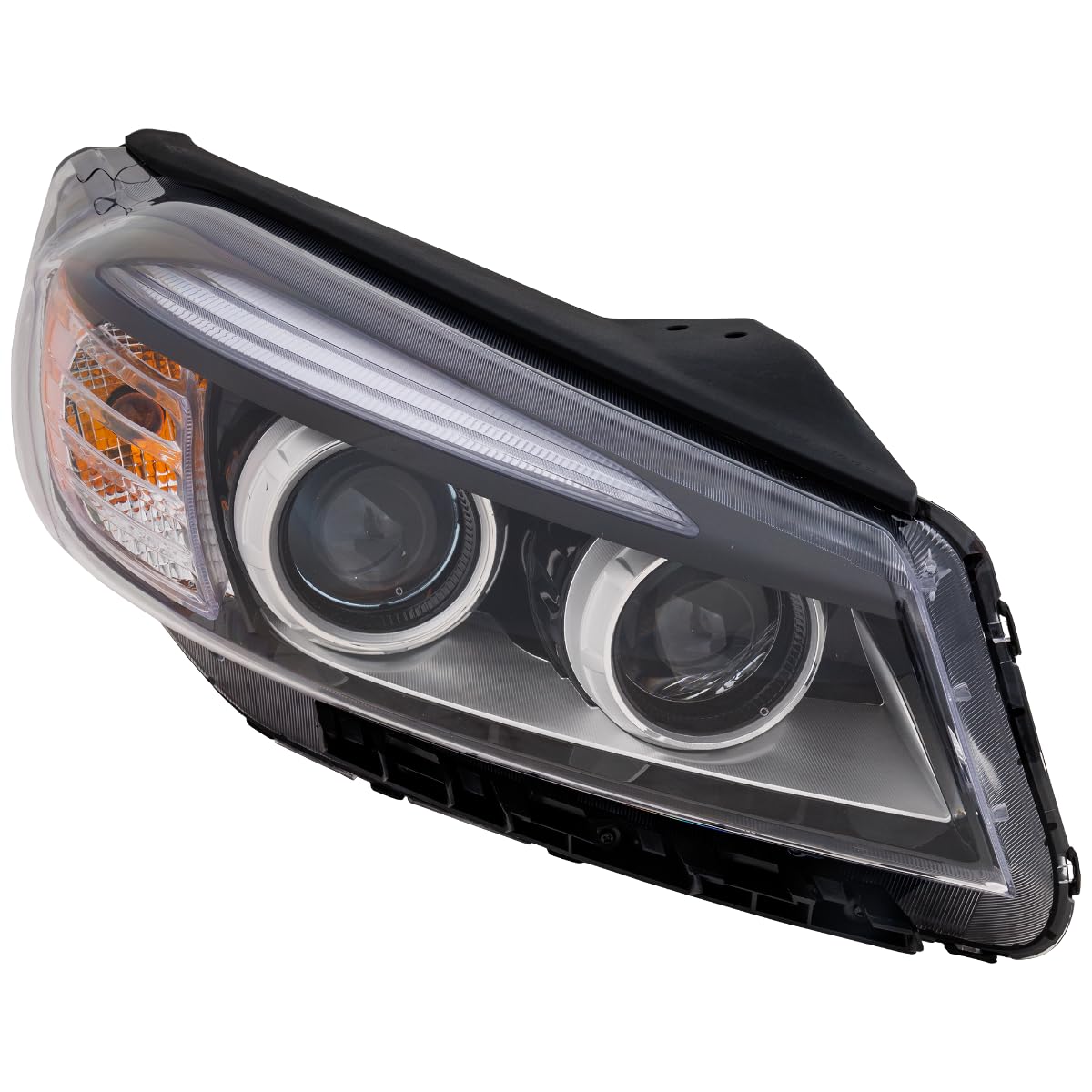 2016-2018 Kia Sorento Right Side Halogen Headlight Assembly Replacement - Compatible with Models Without LED Accent Lights | Perfect for Night Driving & Auto Repair