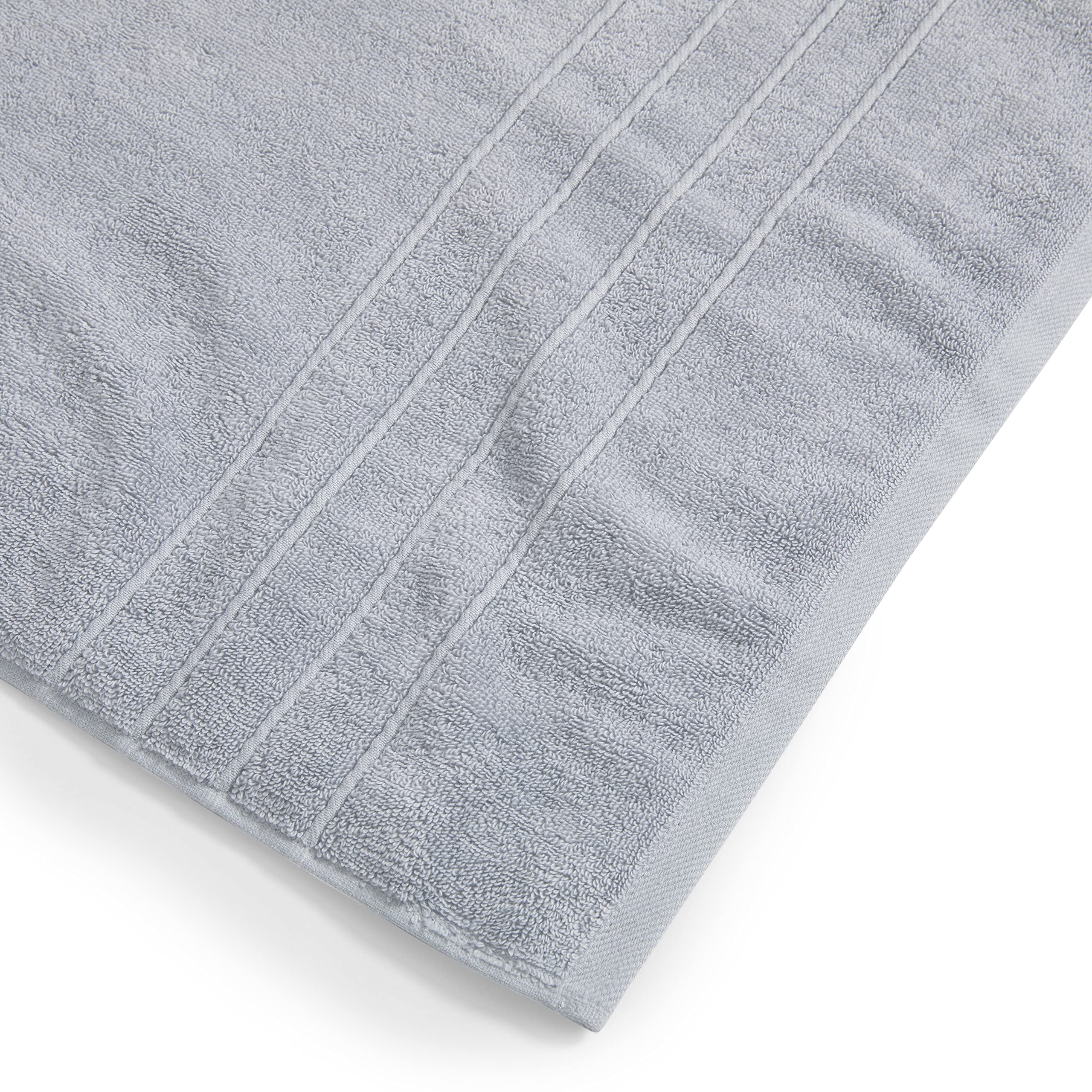 Brooklinen Bath Sheet Set of 2 - 100% Cotton Super Soft & Absorbent Luxury Towels in Smoke Color | Perfect for Spa, Bathroom & Beach Use