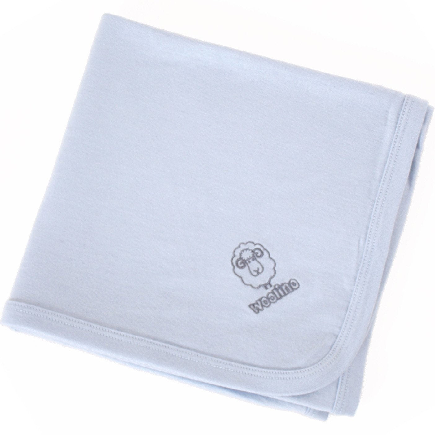 Premium Merino Wool Swaddle Blanket for Newborns 0-3 Months - Soft & Breathable Baby Wrap - Perfect for Sleeping, Swaddling & Nursing - Blue