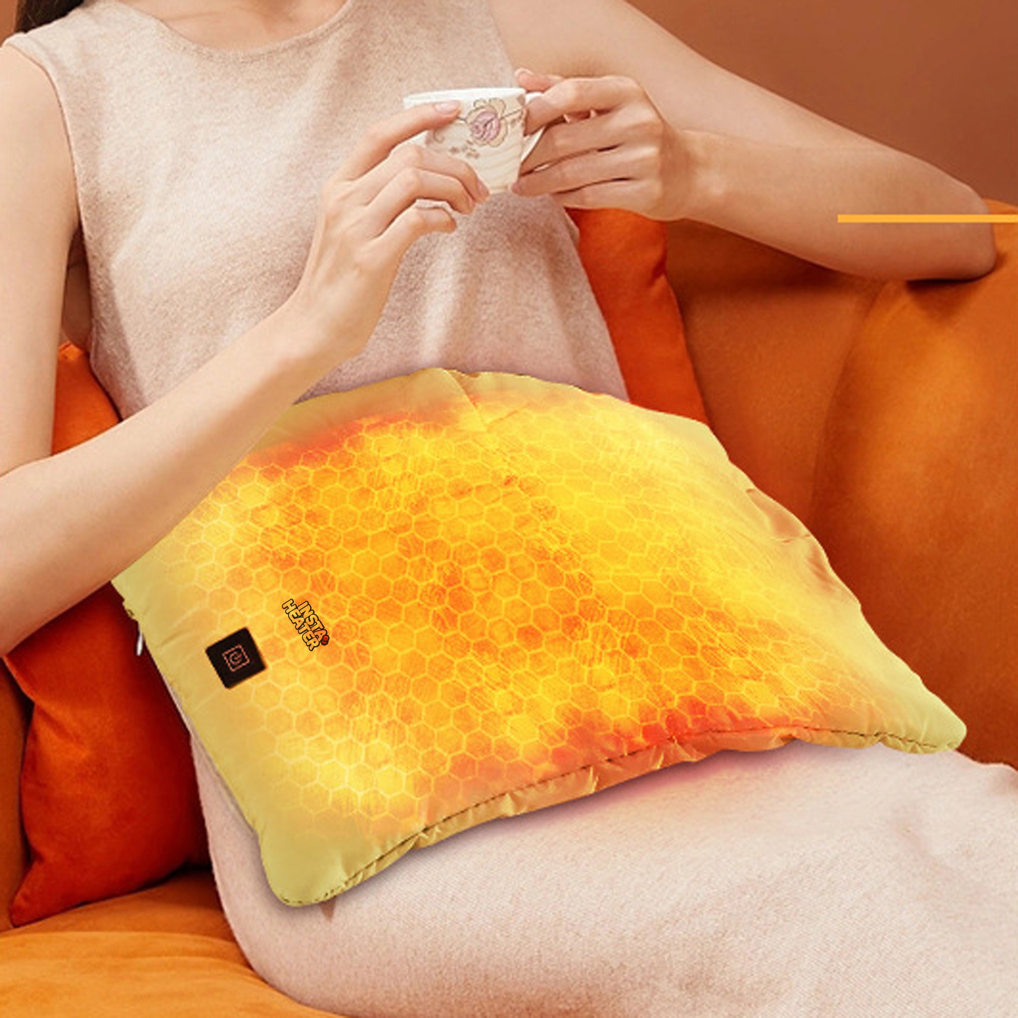 INSTA Heater Portable Electric Hand Warmer - 3 Heat Settings, Fast Heating for Hands & Body - Perfect for Outdoor Activities, Camping, and Winter Use