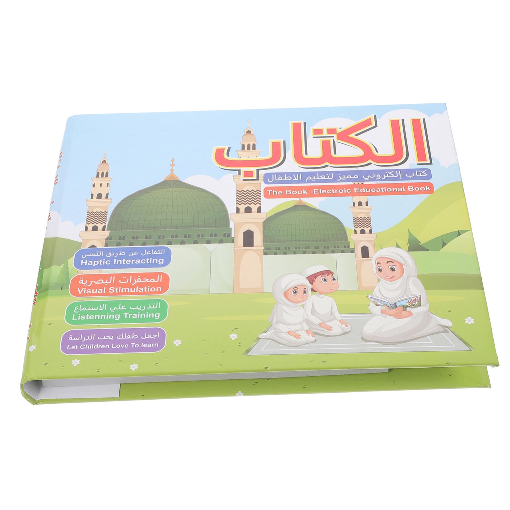 Arabic Learning Books for Toddlers Ages 3-5 - Interactive Preschool Busy Book with Plastic Letters & Audio - Educational Toys for Kids - Perfect for Early Childhood Development & Homeschooling Activities
