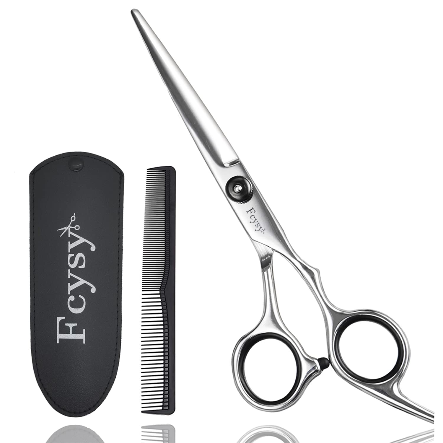 Premium Hair Cutting Scissors Set - Professional Barber Shears for Stylists, Hairstyling, Trimming & Beard Grooming | Sharp Stainless Steel Hairdressing Scissors for Men & Women | Perfect for Salons, Home Use & DIY Haircuts