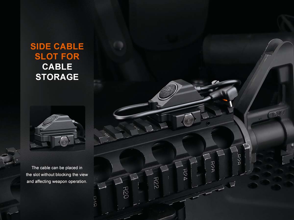 Fenix AER 06s Tactical Remote Switch for Flashlights - Waterproof & Durable Tactical Gear for Outdoor, Hunting & Emergency Use (Discontinued Model)