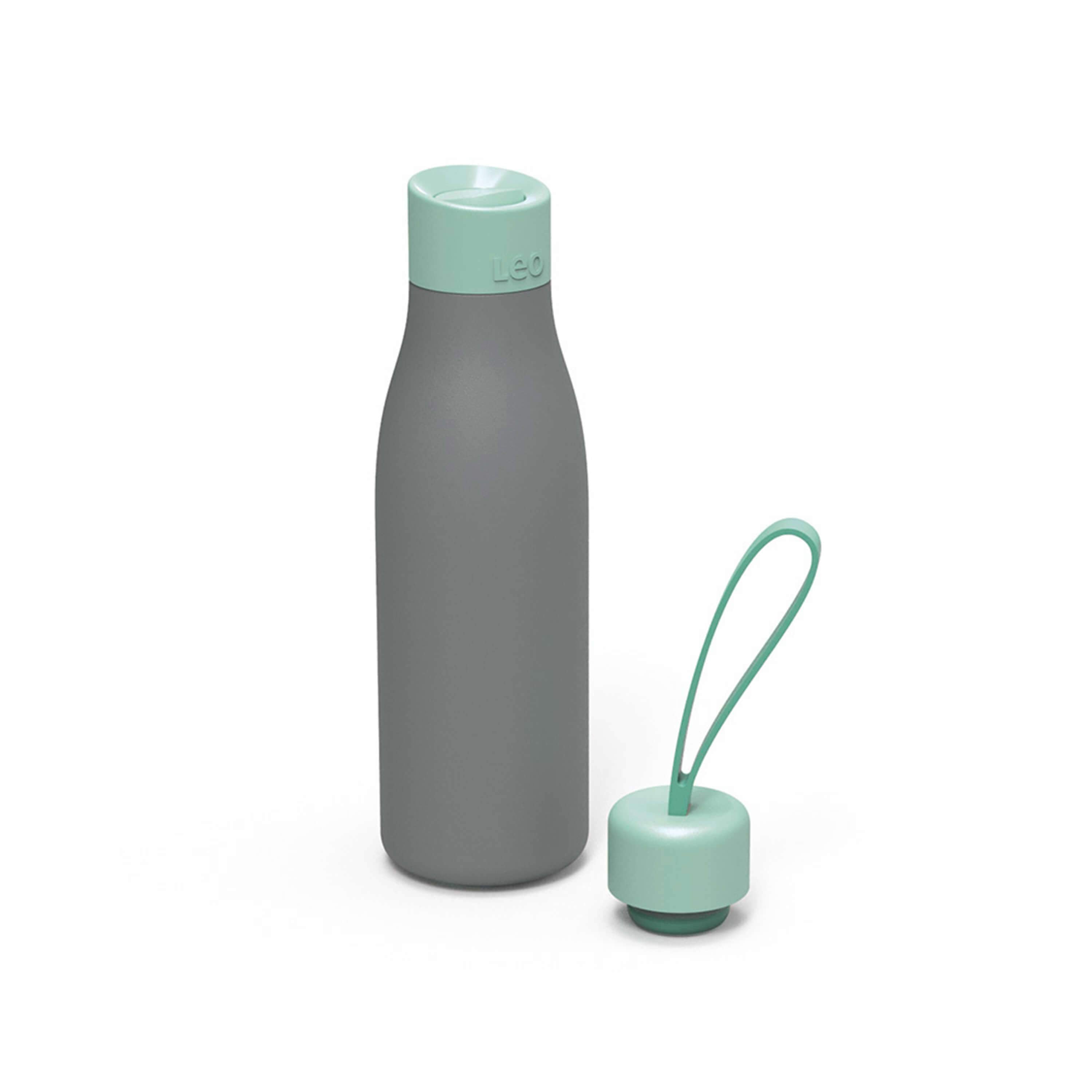 BergHOFF Leo Insulated Stainless Steel Thermal Flask - 16.9oz Travel Coffee Mug with Leak-Proof Lid & Bonus Extra Lid - Perfect for Office, Hiking, Camping & Commuting