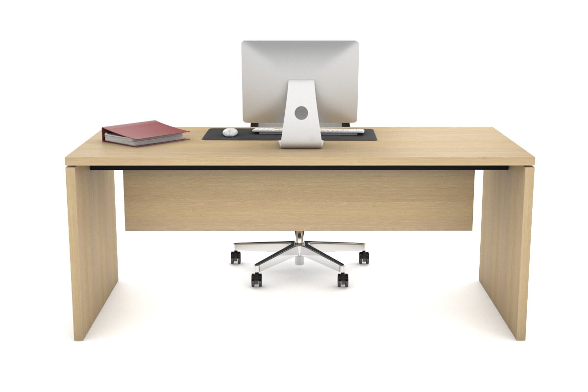 Modern Executive Straight Desk - Sleek Office Desk for Professionals | Perfect for Home Office, Corporate Workspace & Study Room