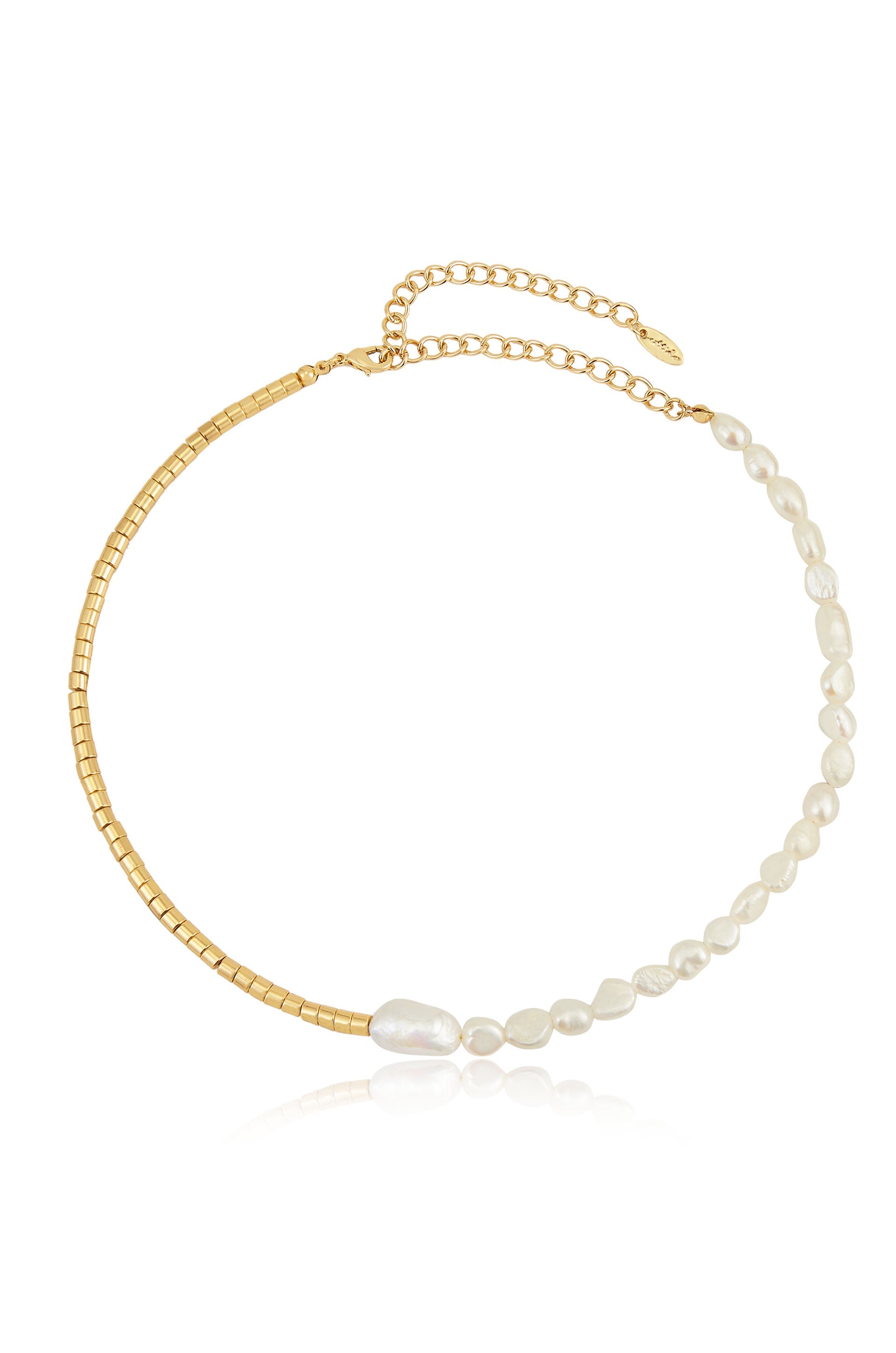 Elegant Mixed Freshwater Pearl Beaded Necklace for Women - Perfect for Weddings, Parties & Everyday Wear