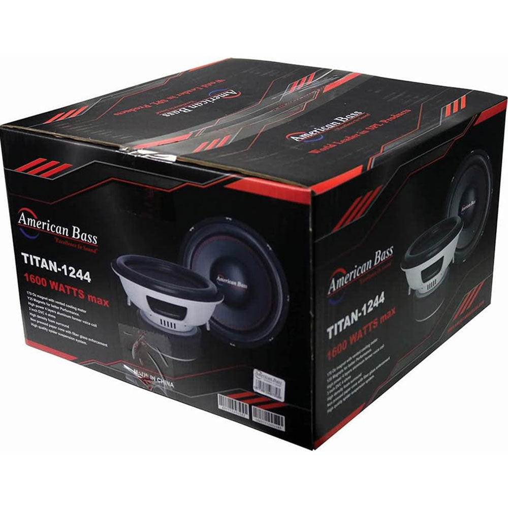 American Bass TITAN1244 12 Inch 1600W 3