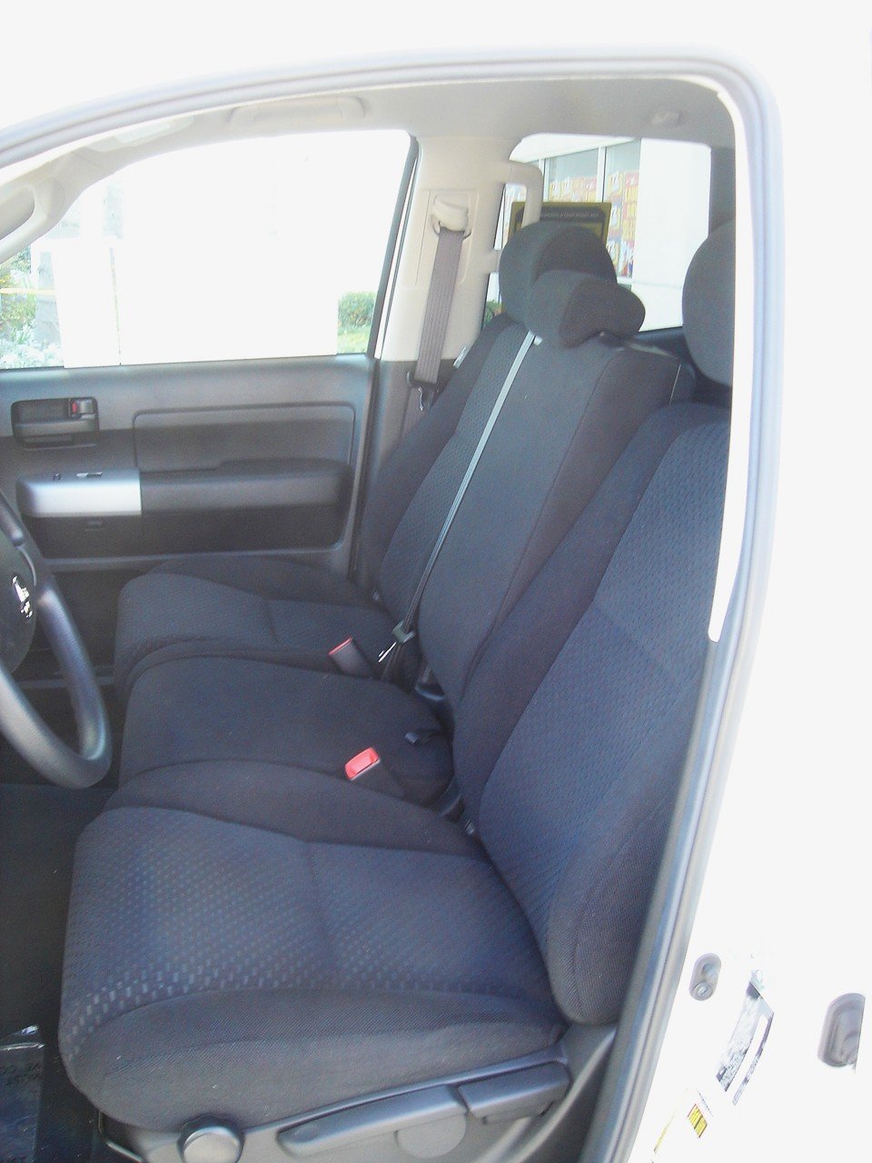 Premium Durafit Seat Covers - Custom Fit for Toyota Tundra Double Cab (2-Row Set) | Waterproof & Durable Protection for Truck Seats | Perfect for Off-Roading, Work & Family Adventures